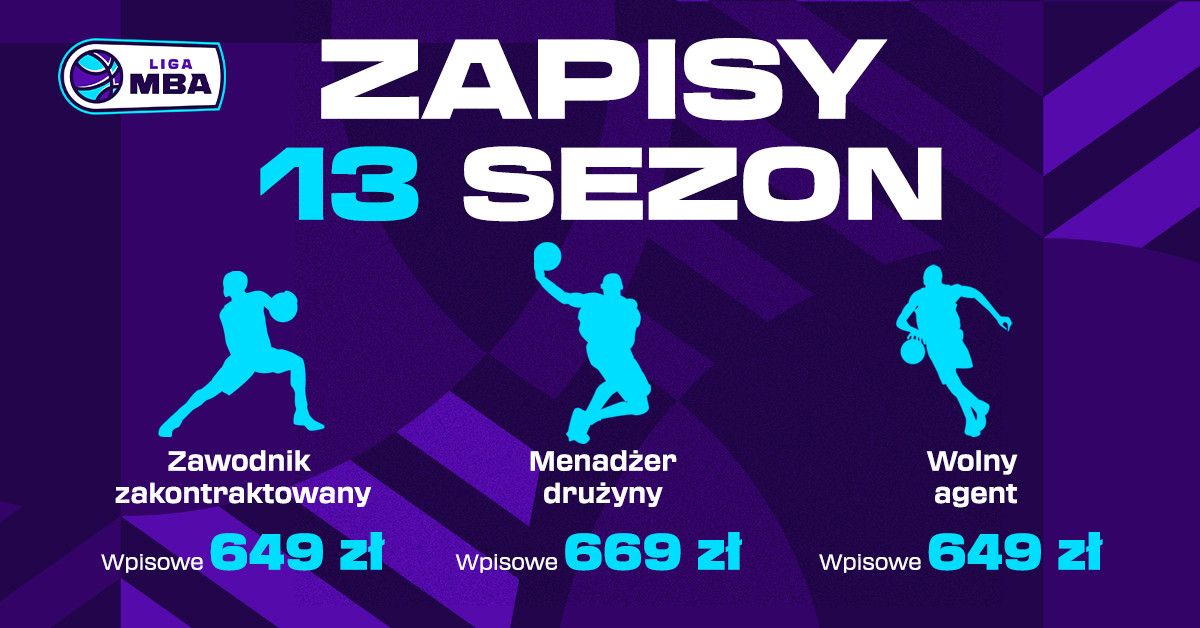 Sezon 13 - rozpoczynamy zapisy!